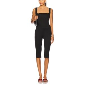 Revolve superdown Black Capris Jumpsuit